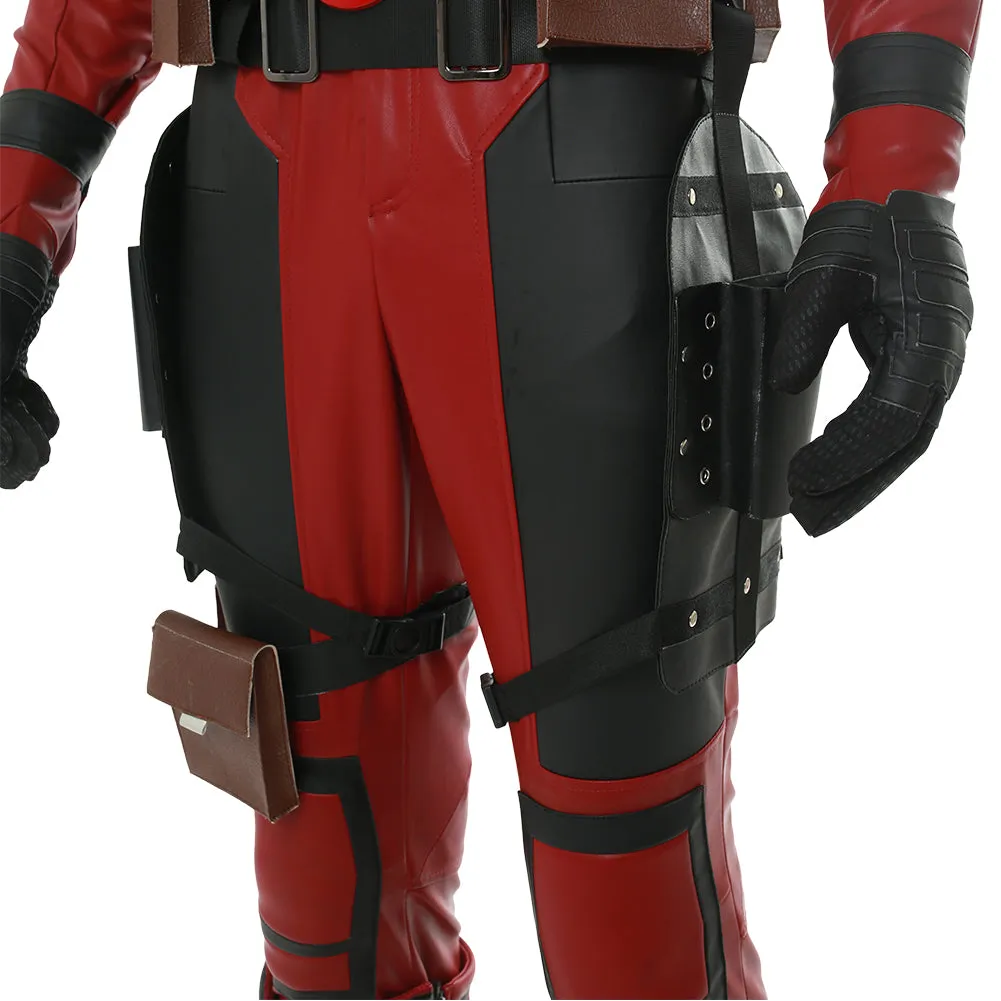 DPool Coat Pants Outfit Halloween Carnival Suit Cosplay Costume