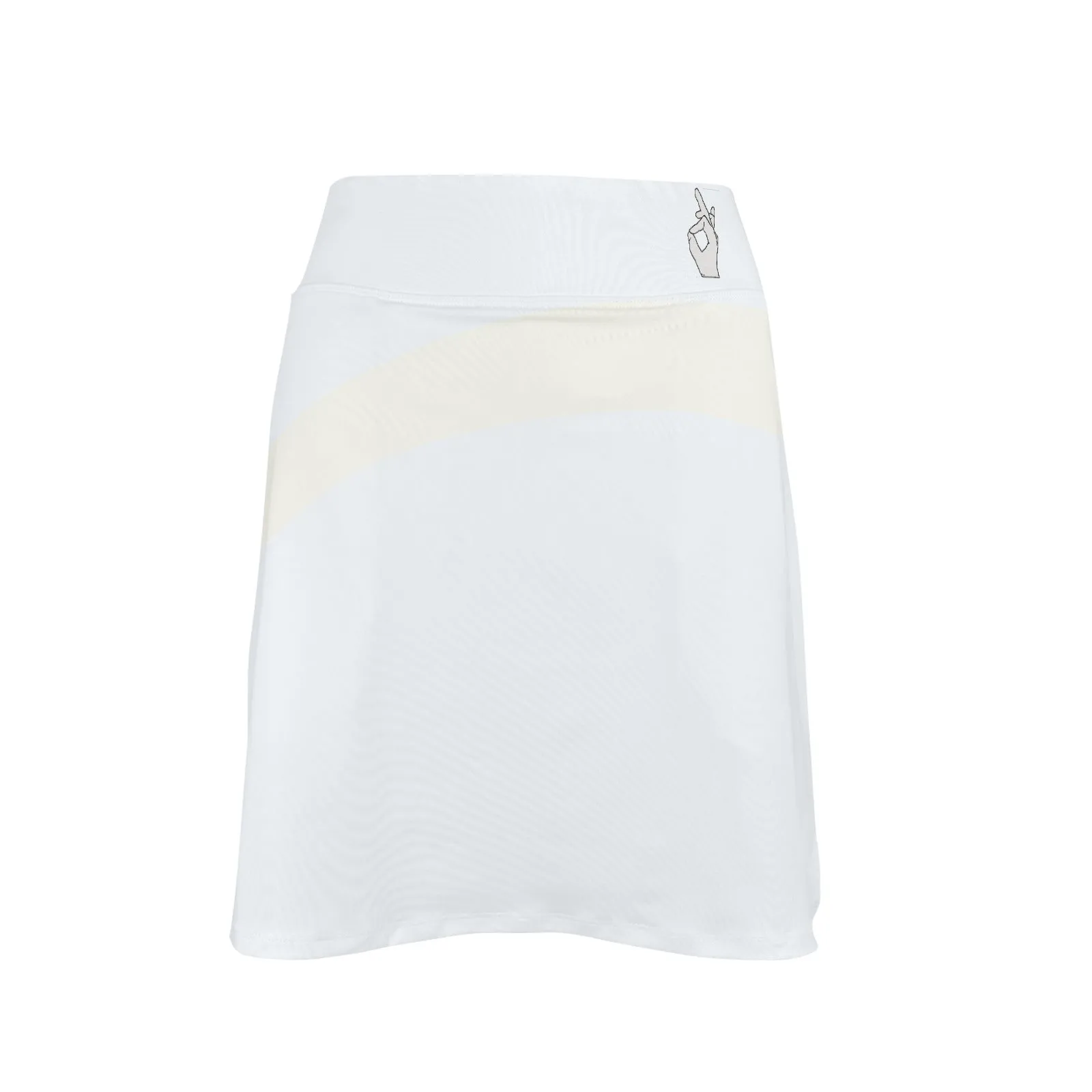 DTI Double White Stripe Skirt with Pocket