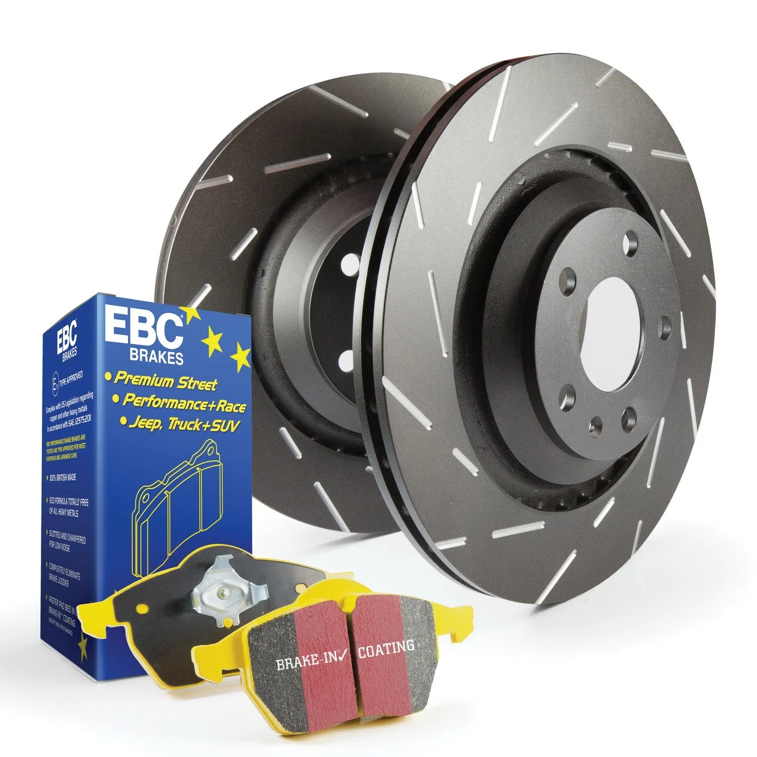 EBC Brakes S9KF1127 S9 Kits Yellowstuff and USR Rotors