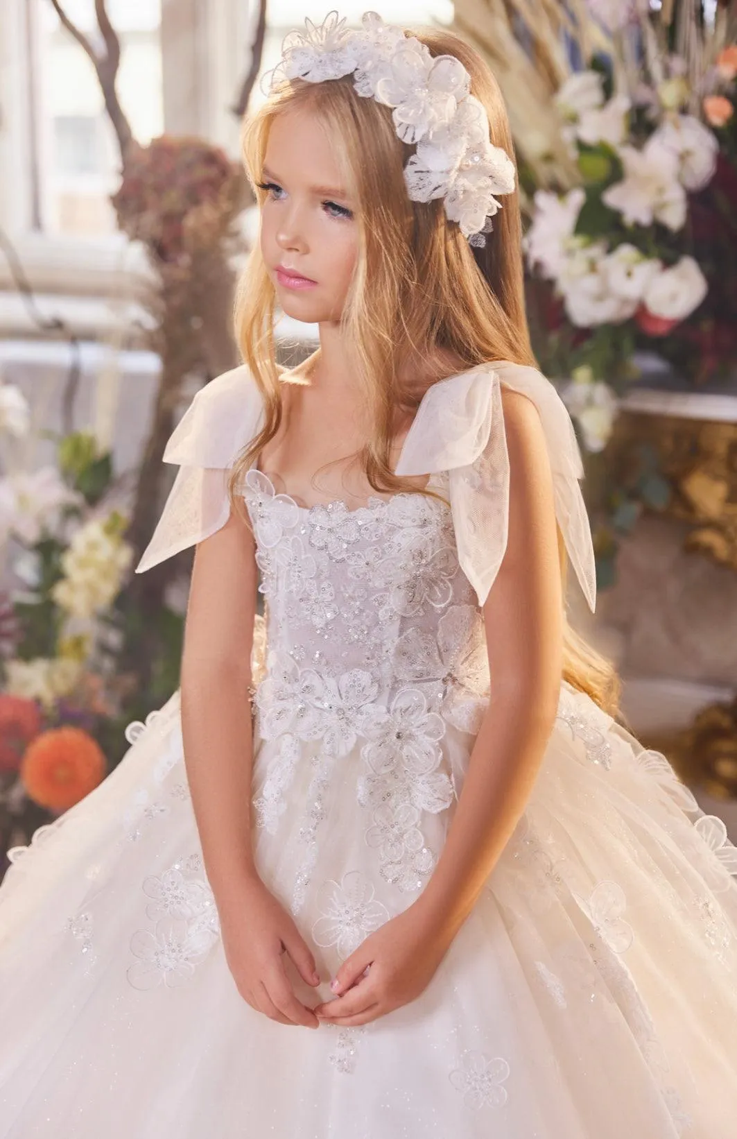 Enchanted Blossom Princess Gown