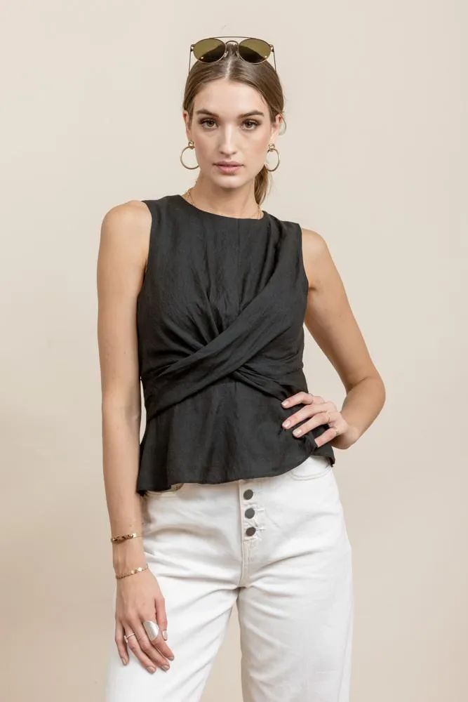 Evelyn Twist Top - FINAL SALE