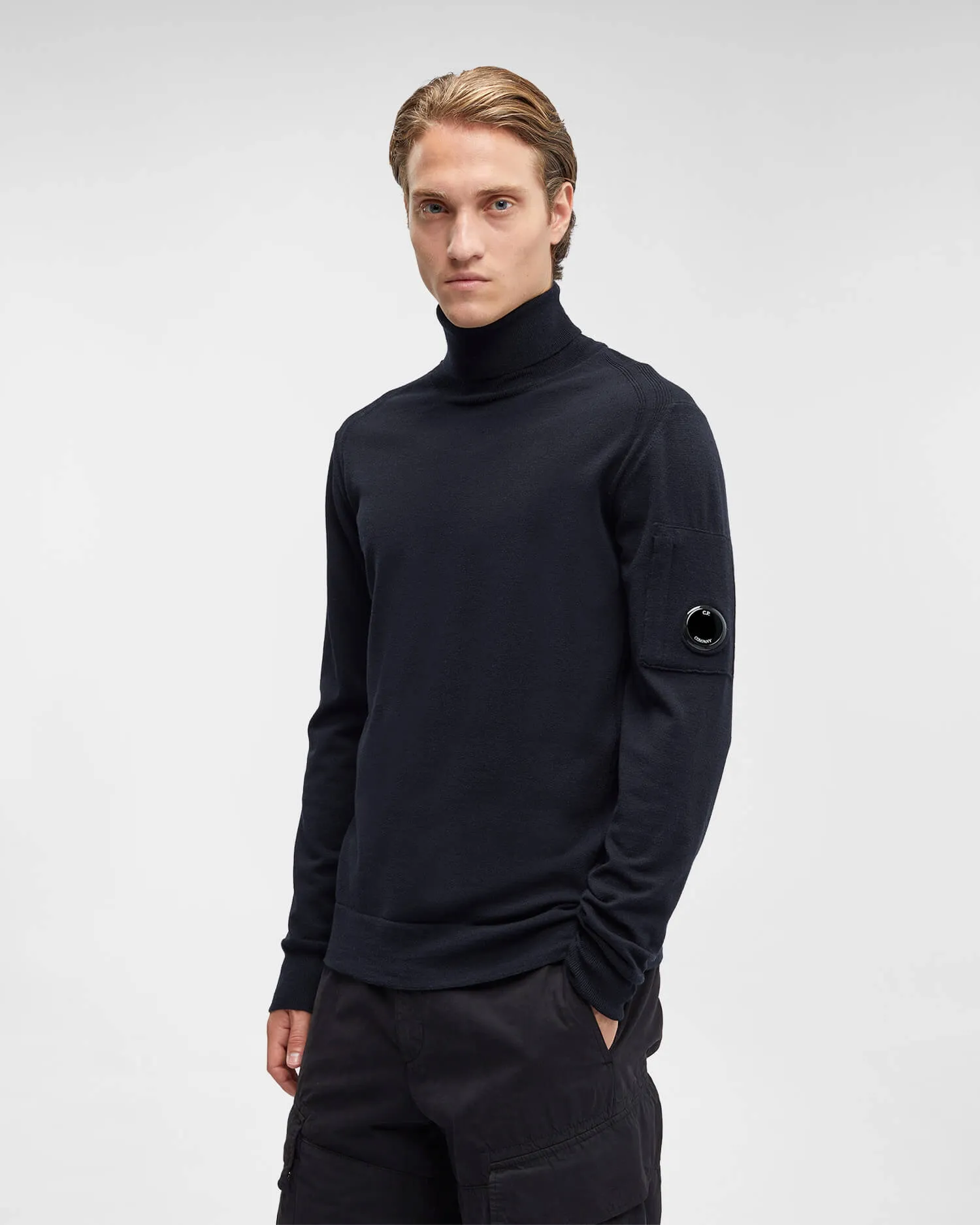 Extafine Merino Wool Roll Neck Knit