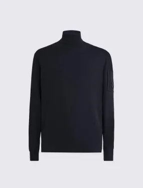 Extafine Merino Wool Roll Neck Knit