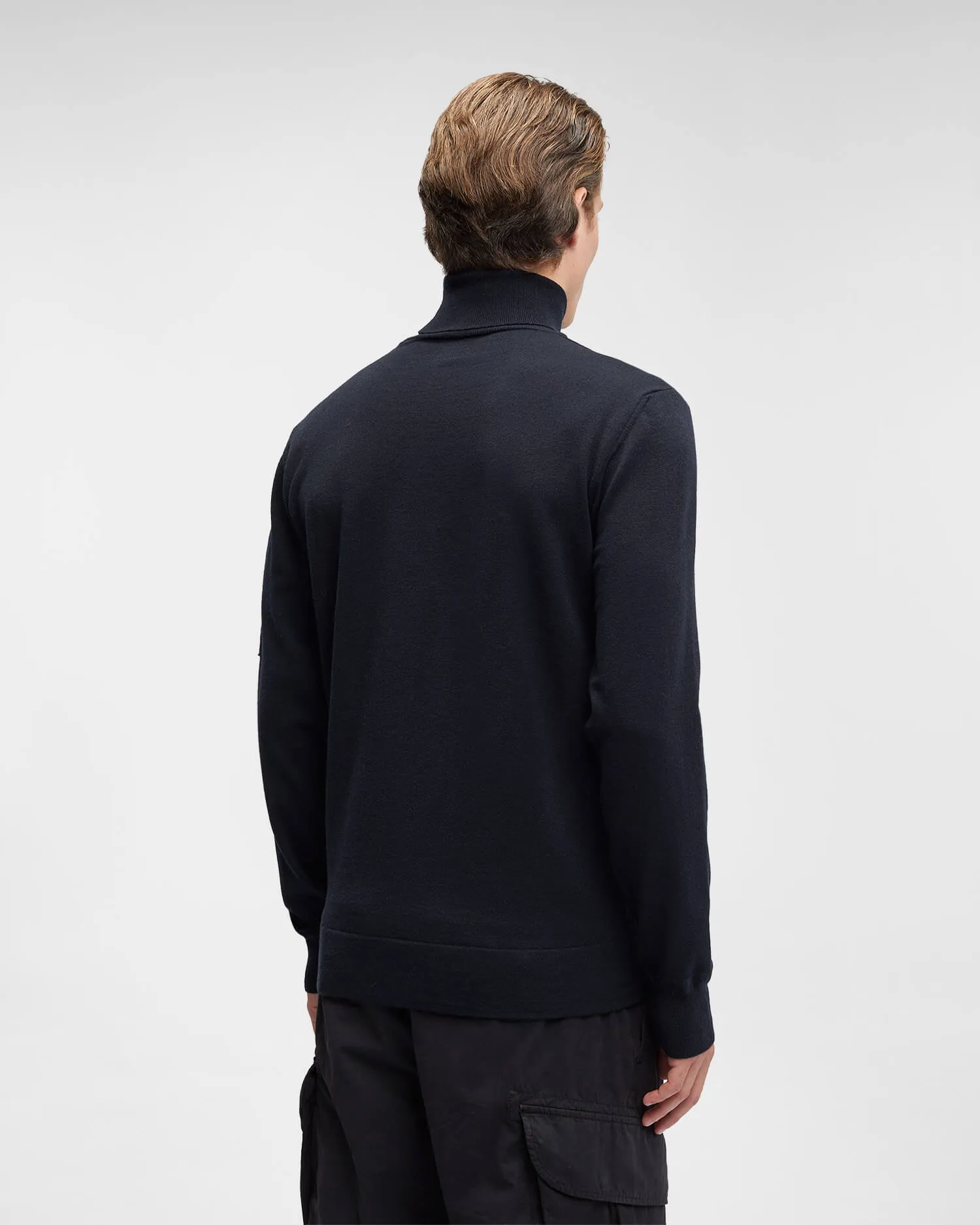 Extafine Merino Wool Roll Neck Knit