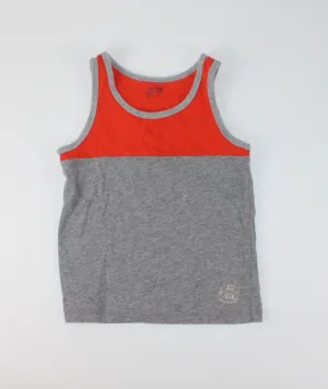 GAP ORANGE & GREY TANK TOP 3Y PRE-LOVED