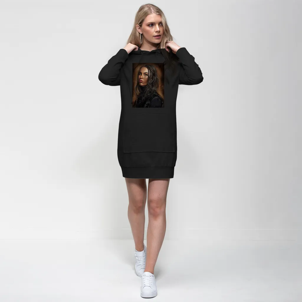 Girl Premium Adult Hoodie Dress