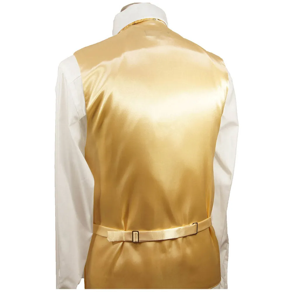 Gold Wedding Tuxedo Vest Set