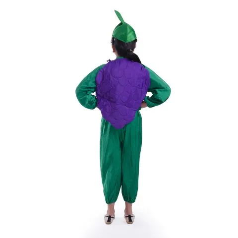 Grapes Green Cap and Purple Grapes Shape Cutout