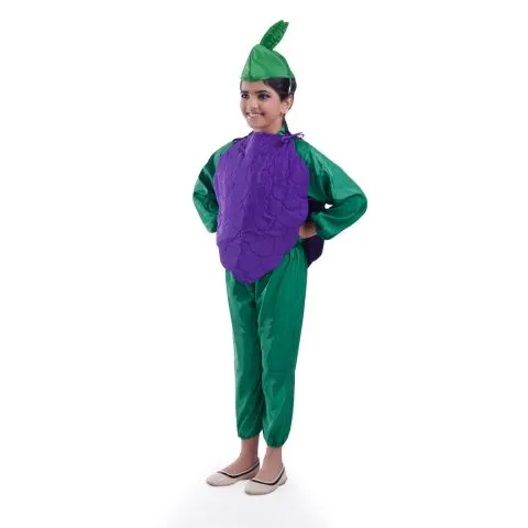 Grapes Green Cap and Purple Grapes Shape Cutout