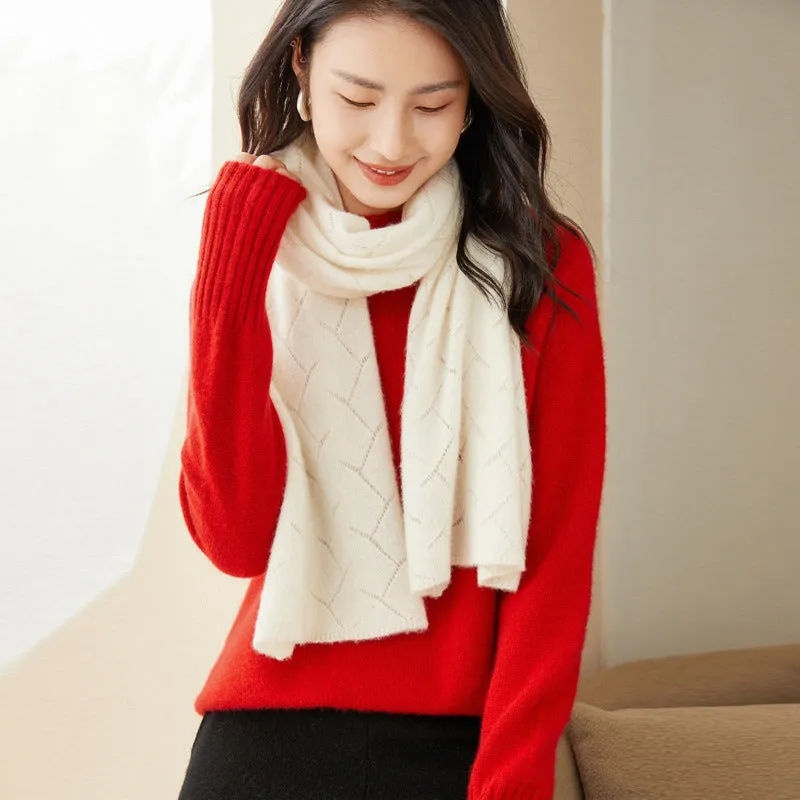 Half Turtleneck Pullover Loose Thickened Cashmere Sweater