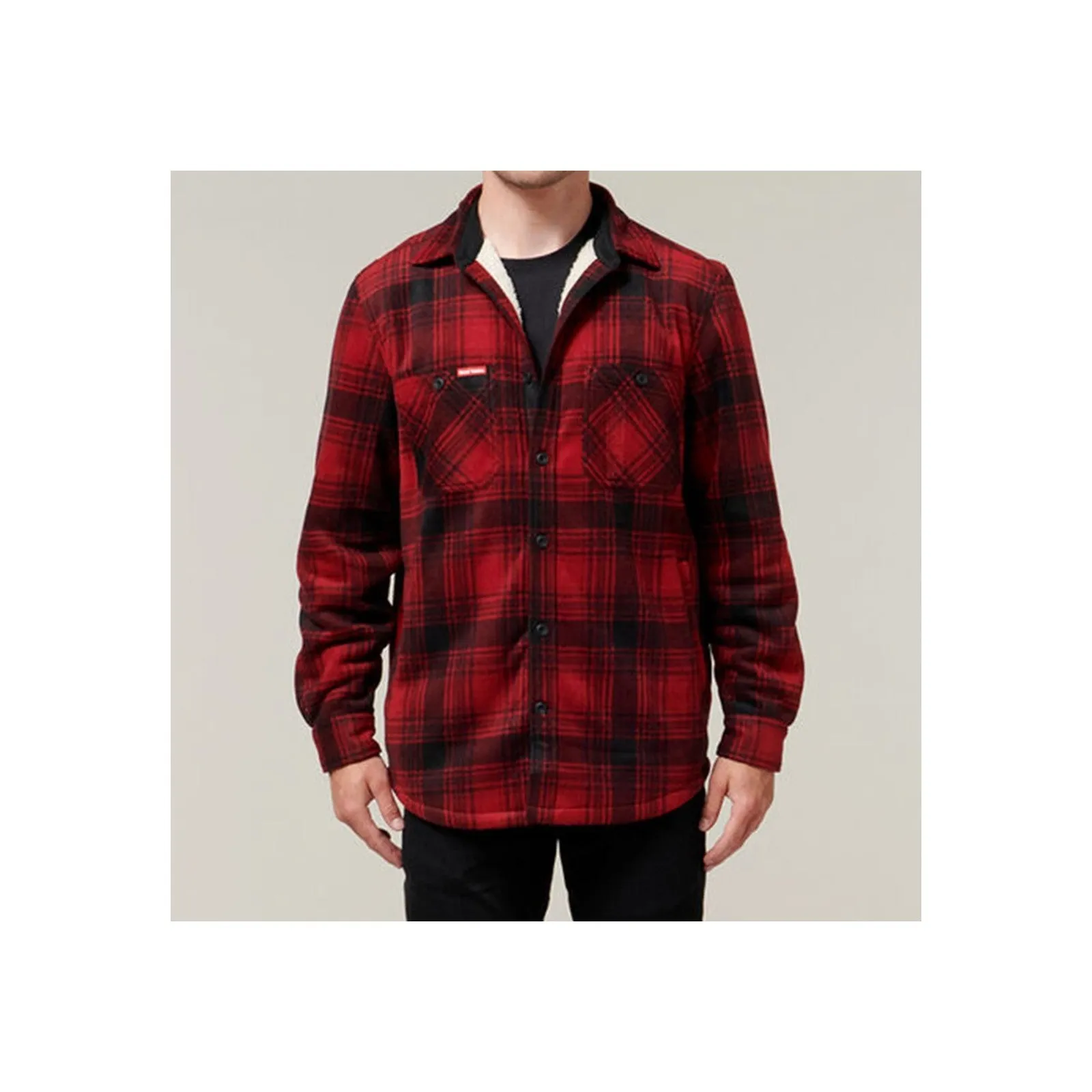 Hard Yakka Sherpa Jacket  Red