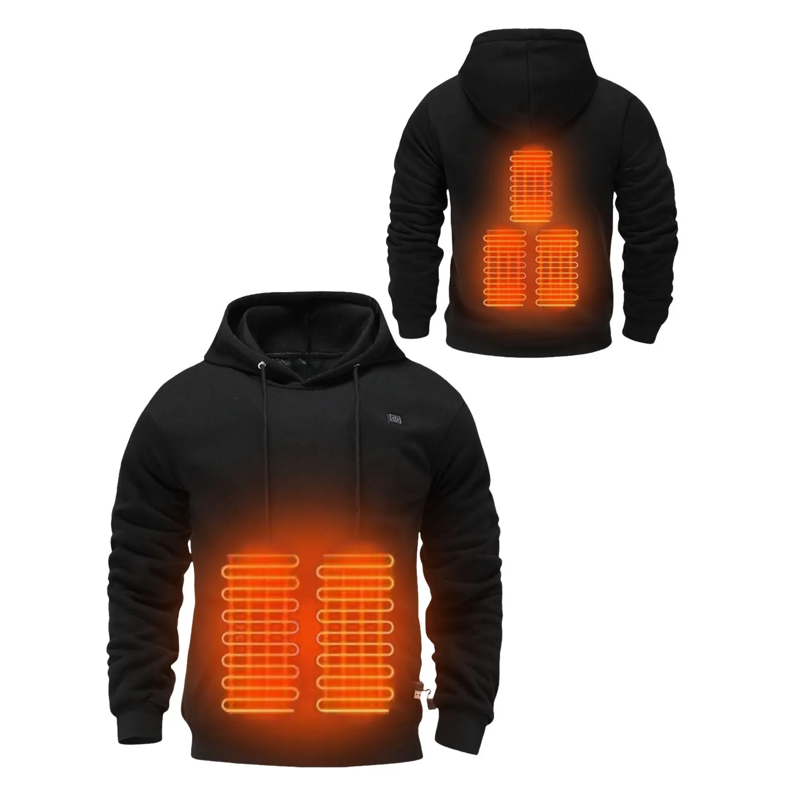 Heated Hooded Pullover