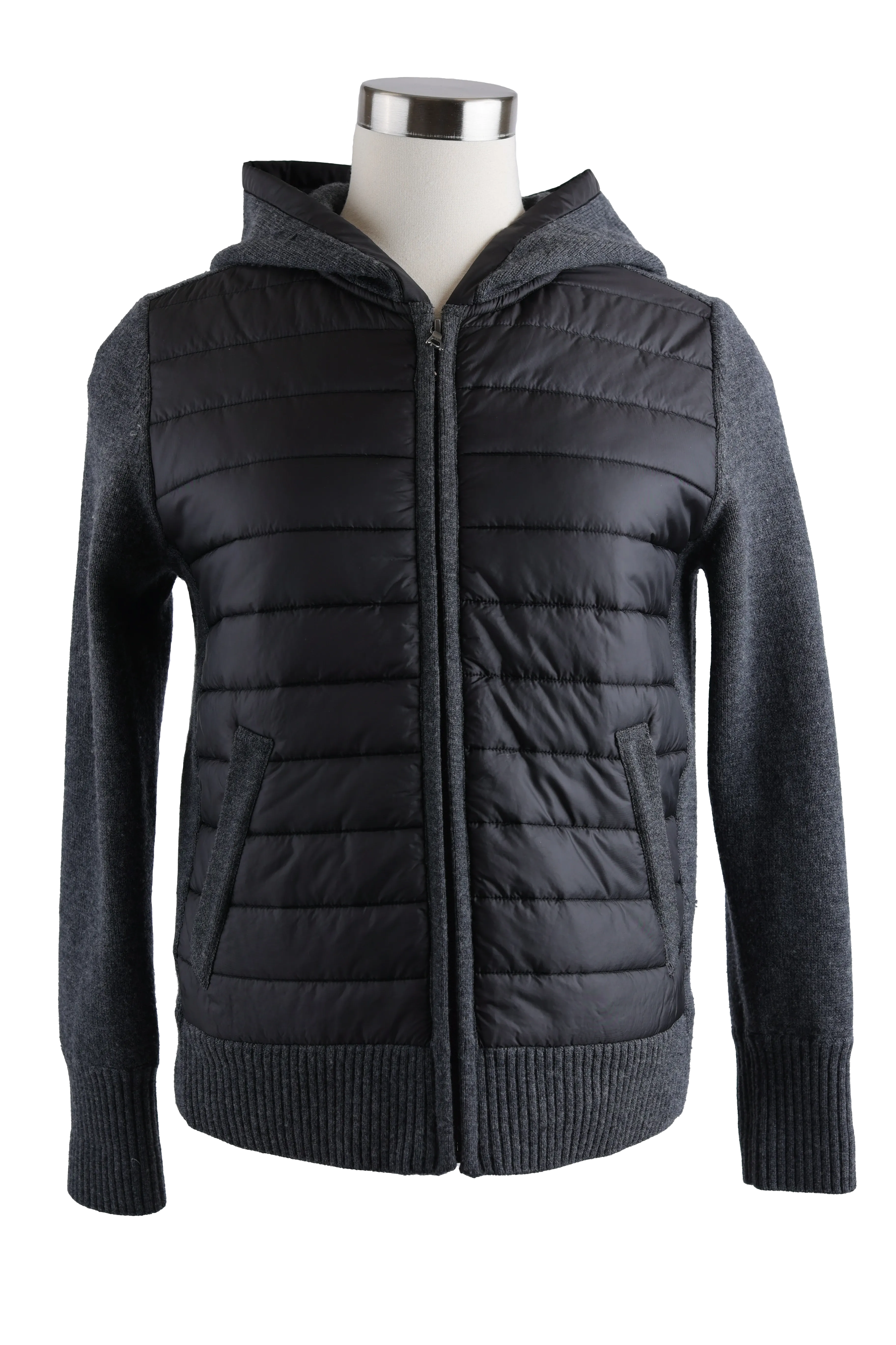 Hooded Down Sweater Jacket