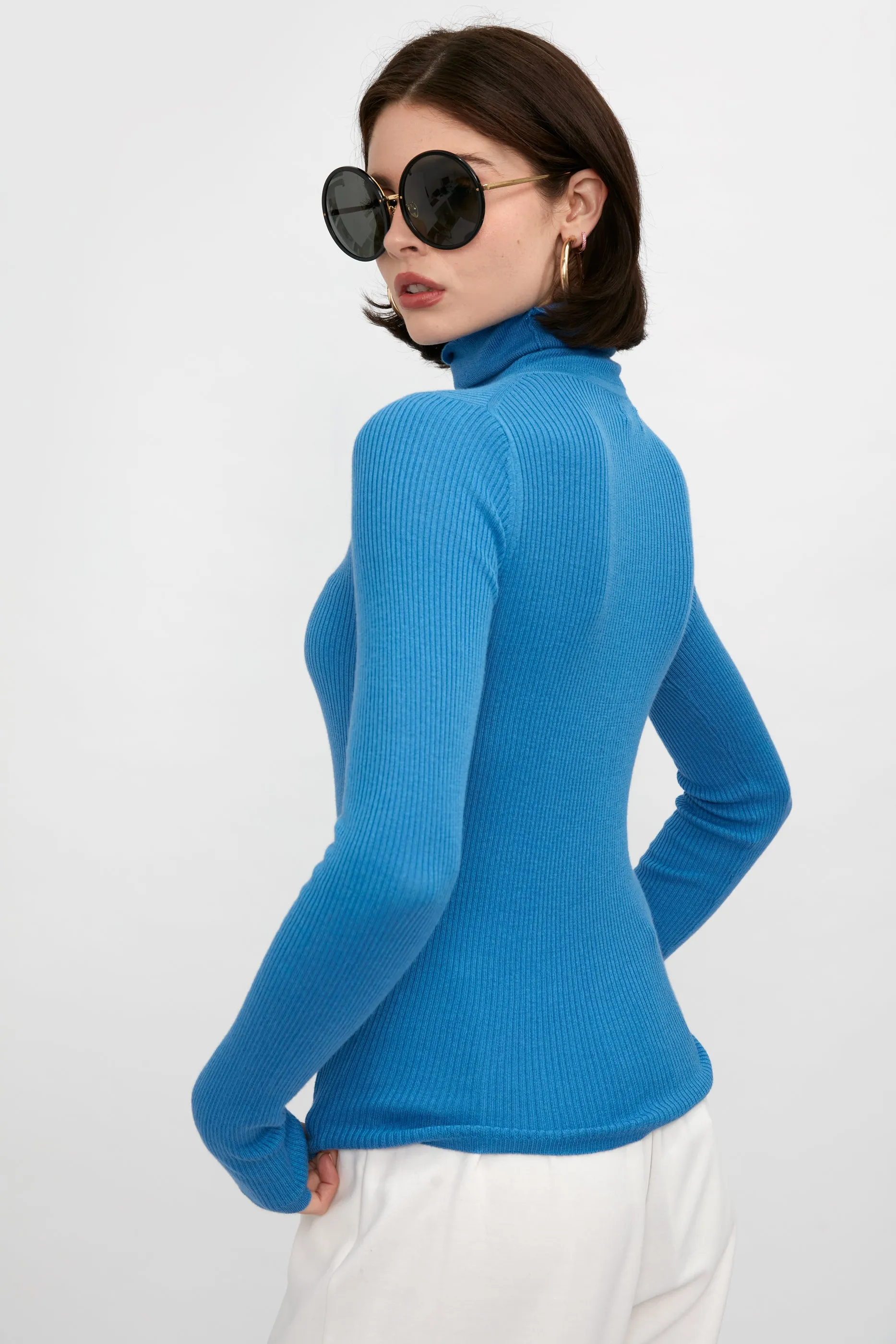 Imogen Turtleneck Top in Provence