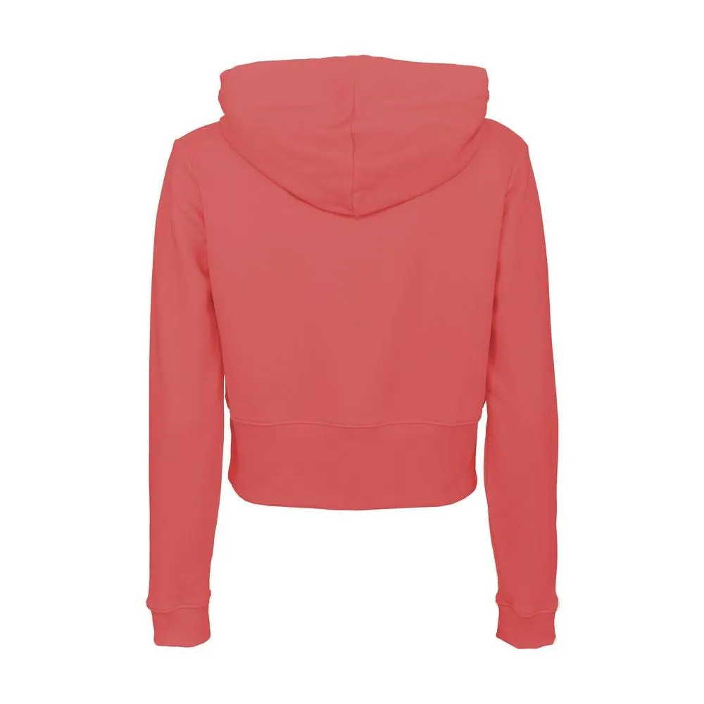 Imperfect Red Cotton Women's Hoodie