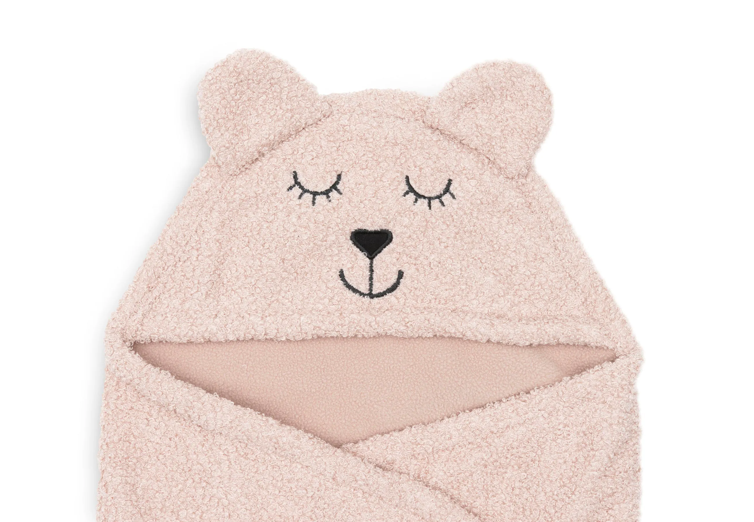 Jollein Swaddle Cloth | Bear Boucle Wild Rose