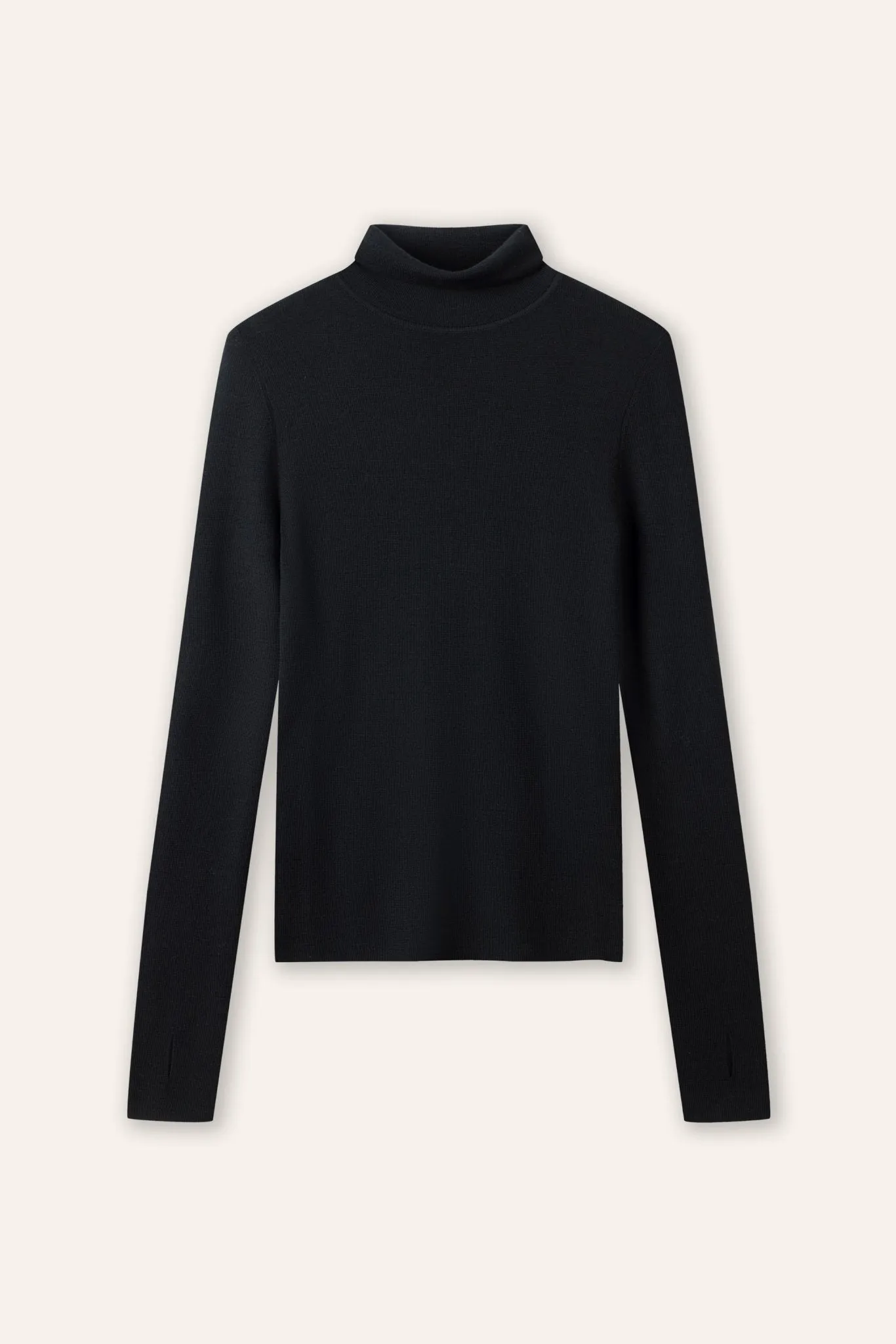 KENDELL wool turtleneck sweater (Black)