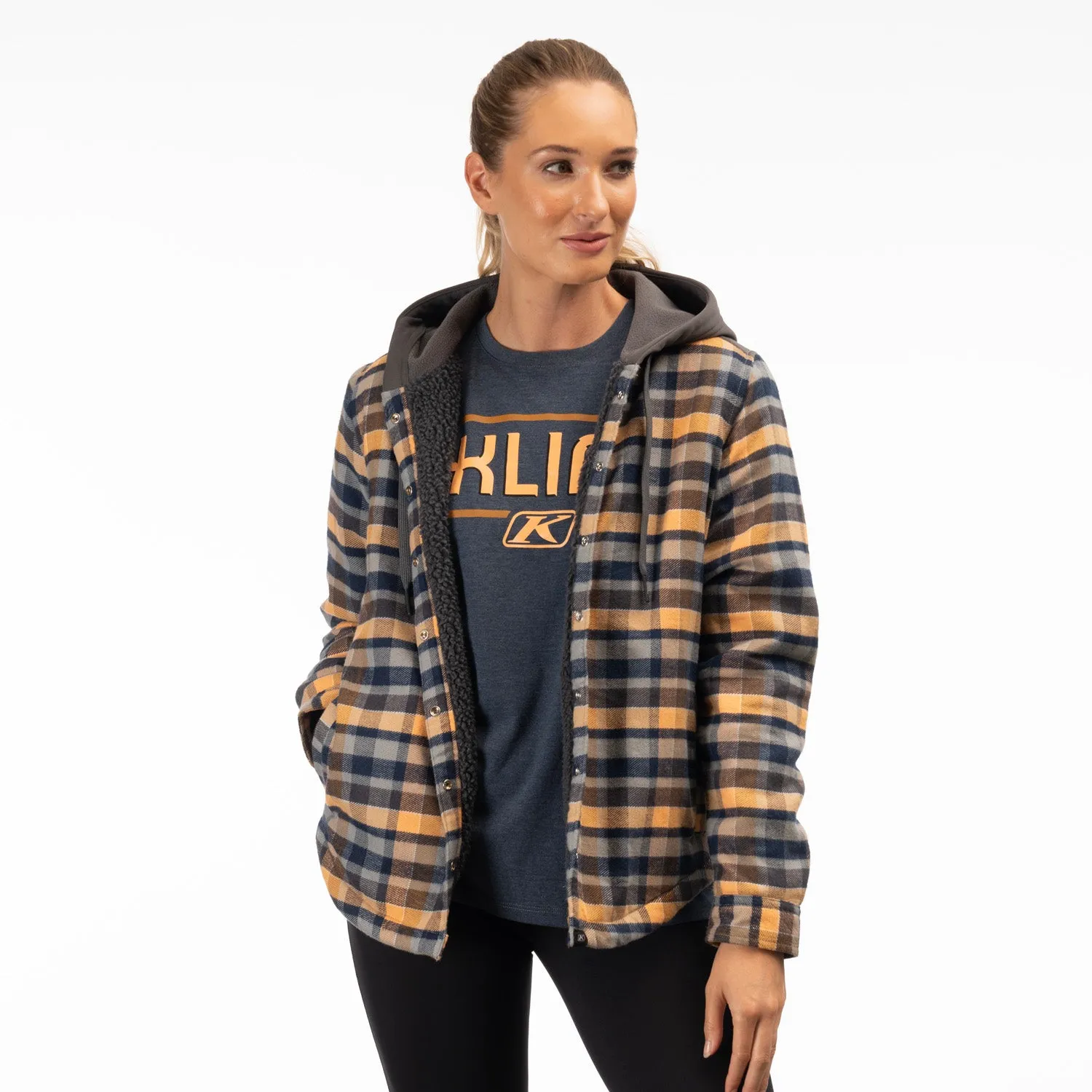 Klim Big Sky Fleece Lined Flannel Hoodie