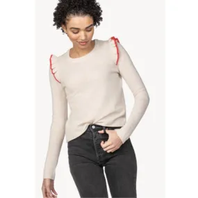 Lilla P Ruffle Pullover Sweater