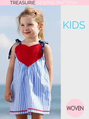 LOVE DRESS - Girls Dress Pattern (1 to 8)