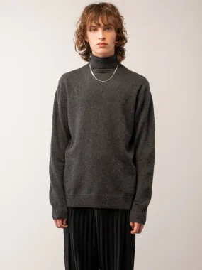 Men Turtleneck Sweater_Graphite