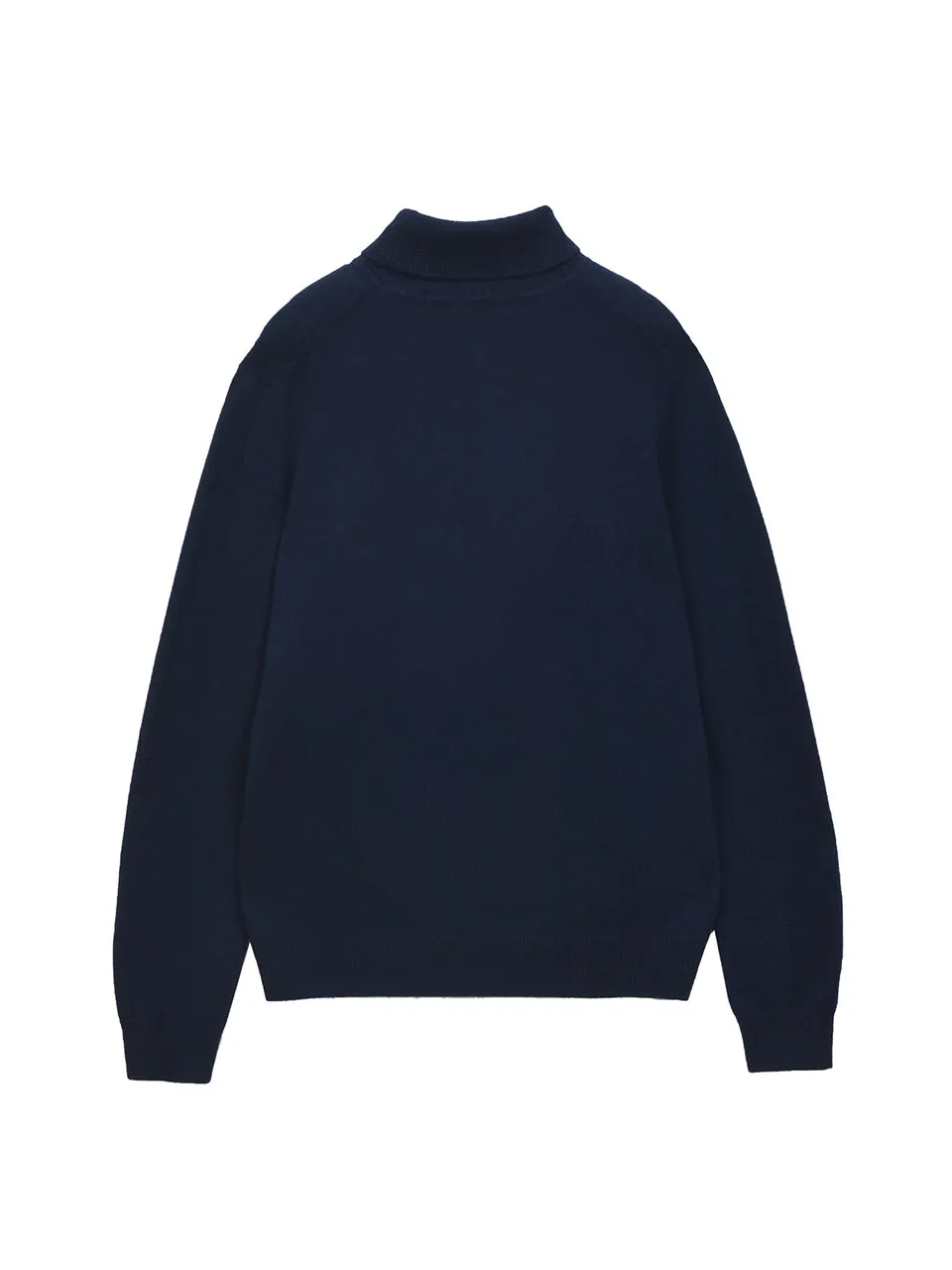 Men Turtleneck Sweater_Navy