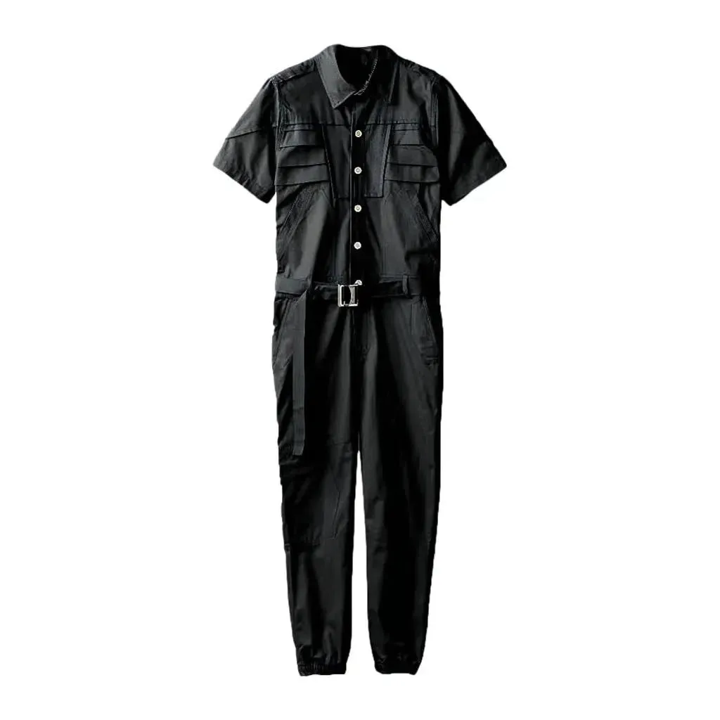 Men's denim jumpsuit