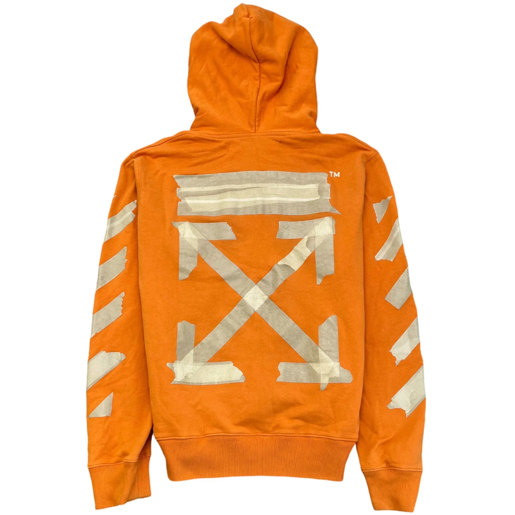 Men's Logo Hoodie Orange Size L