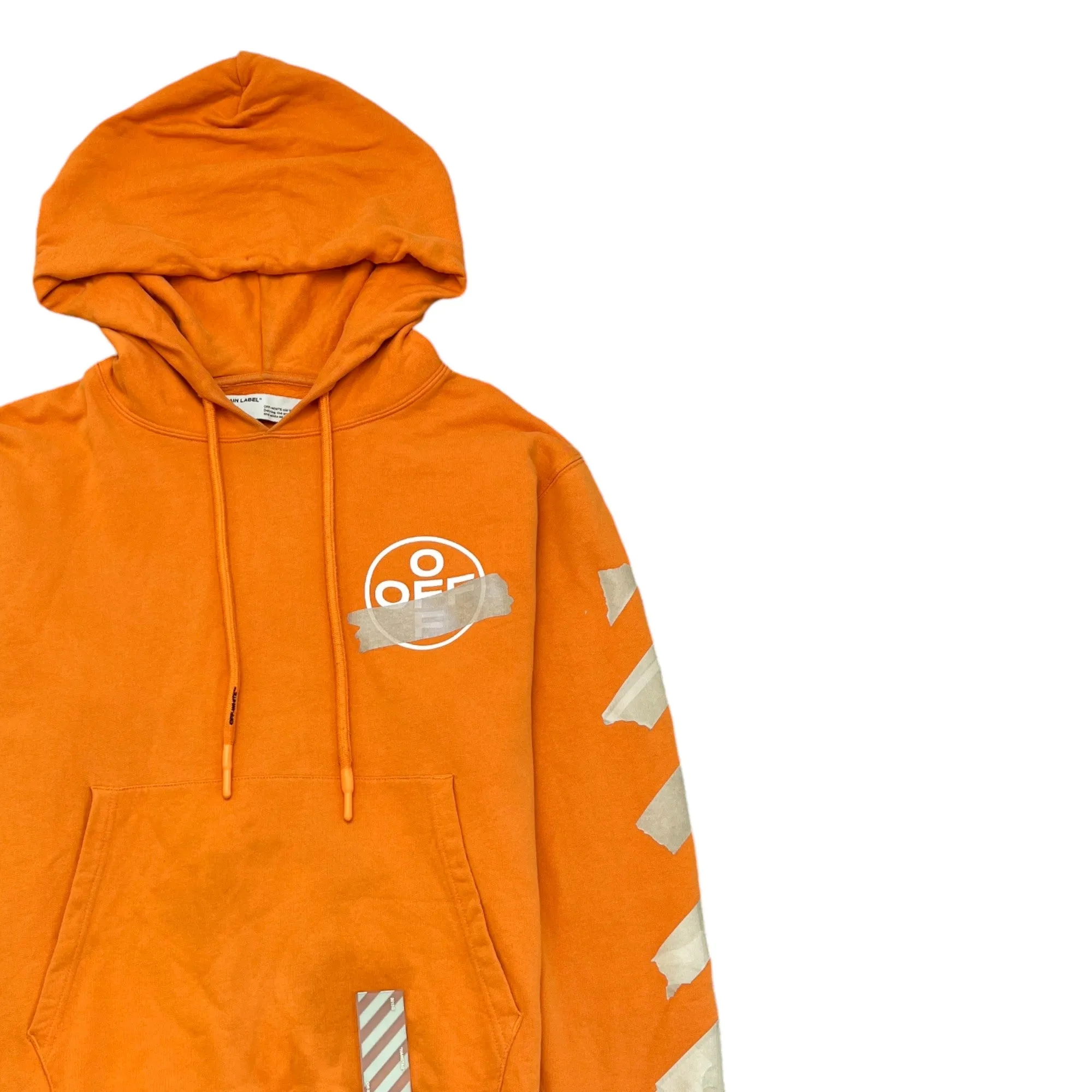 Men's Logo Hoodie Orange Size L