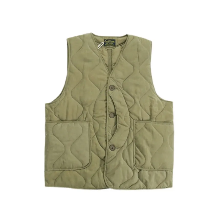 Men's V-neck Quilted Vest