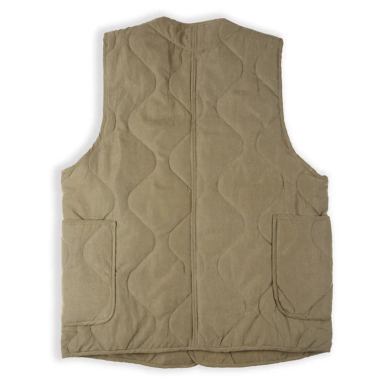 Men's V-neck Quilted Vest