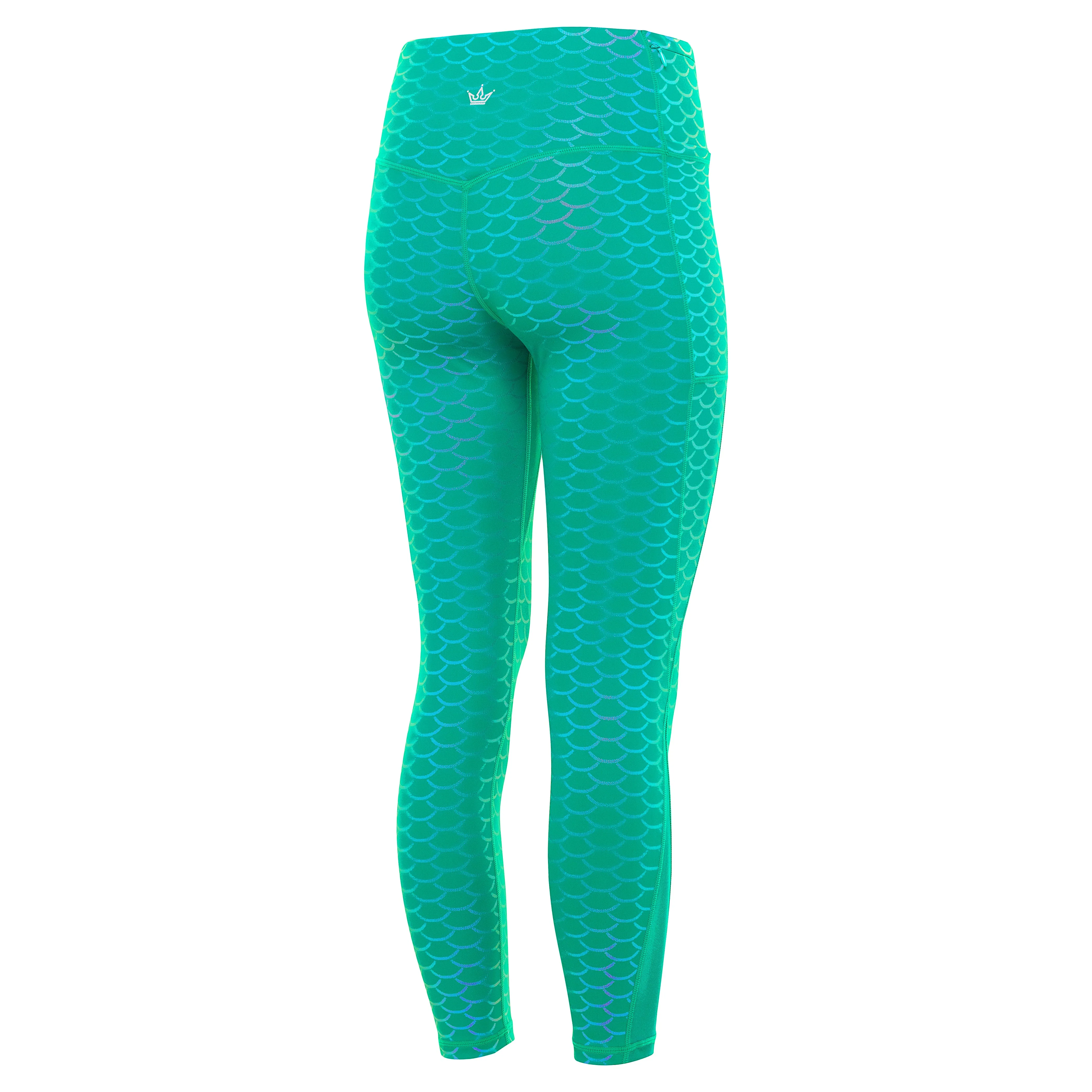 Mermaid Princess Leggings - Green