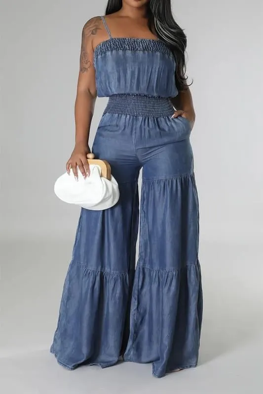 “Misty Bleu” Jumpsuit