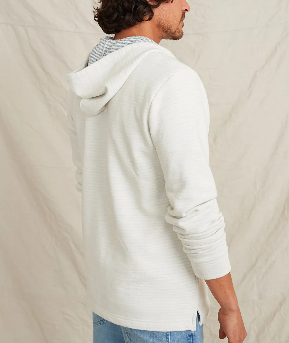 Montecito Beach Hoodie in Blue/White Stripe