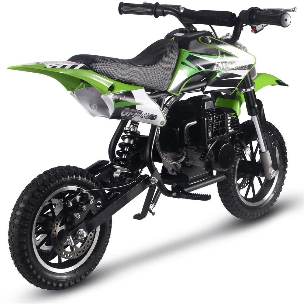 MotoTec Alien 50cc 2-Stroke Kids Gas Dirt Bike