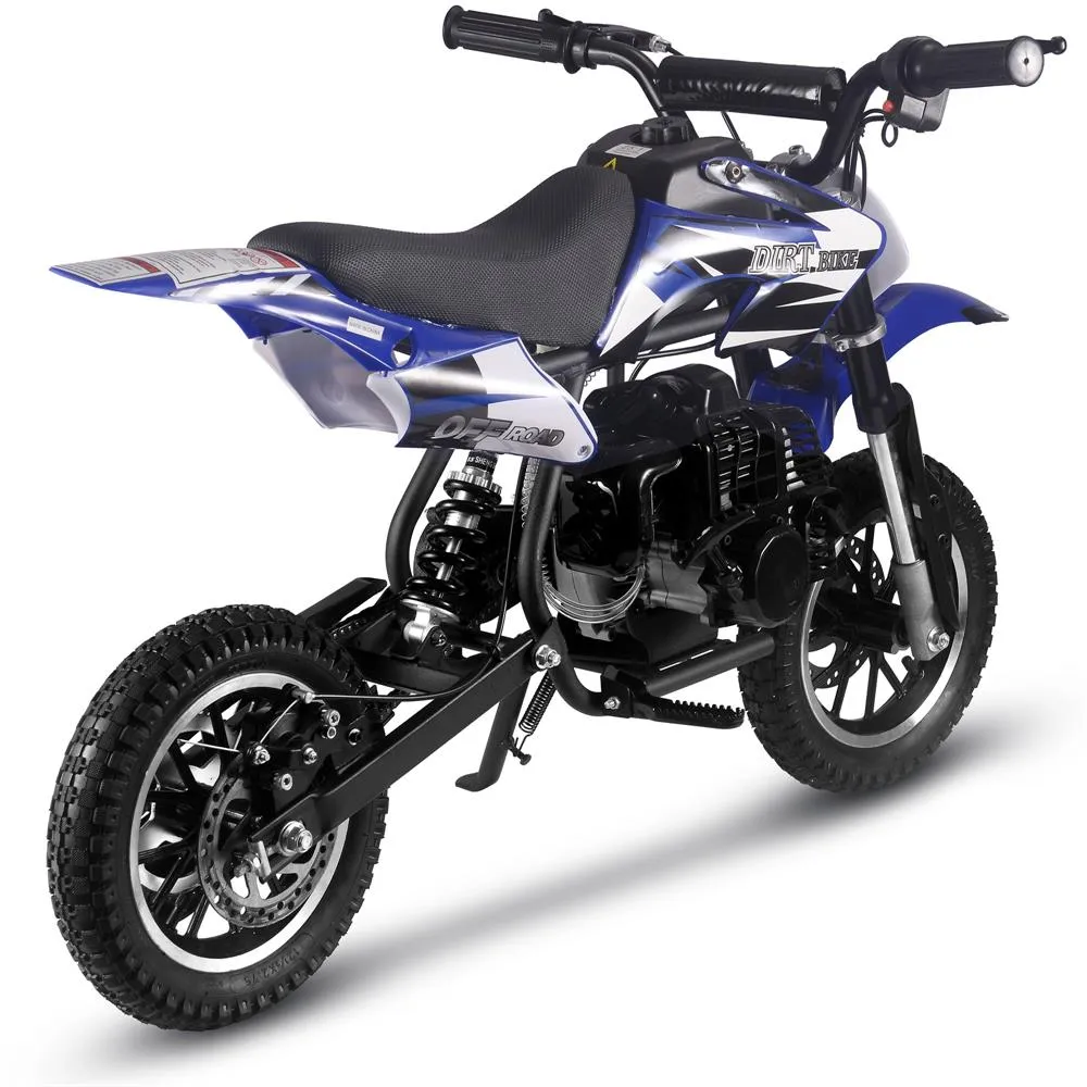 MotoTec Alien 50cc 2-Stroke Kids Gas Dirt Bike