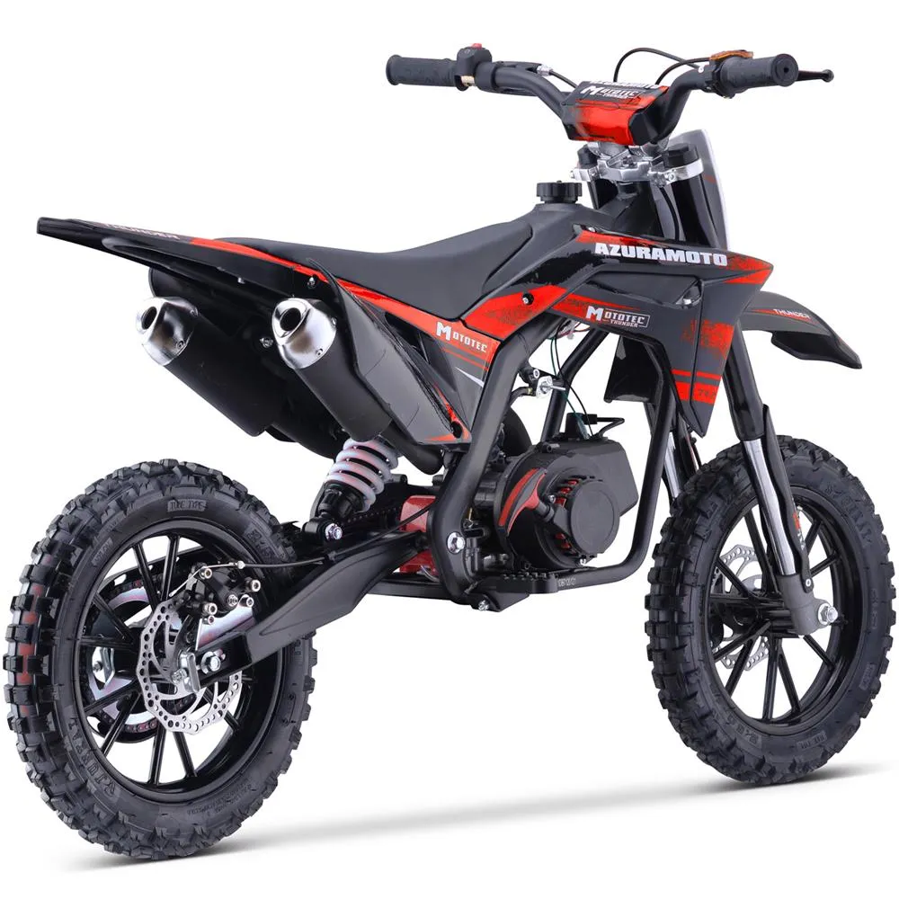 MotoTec Thunder 50cc 2.4HP 2 Stroke Kids Gas Powered Dirt Bike