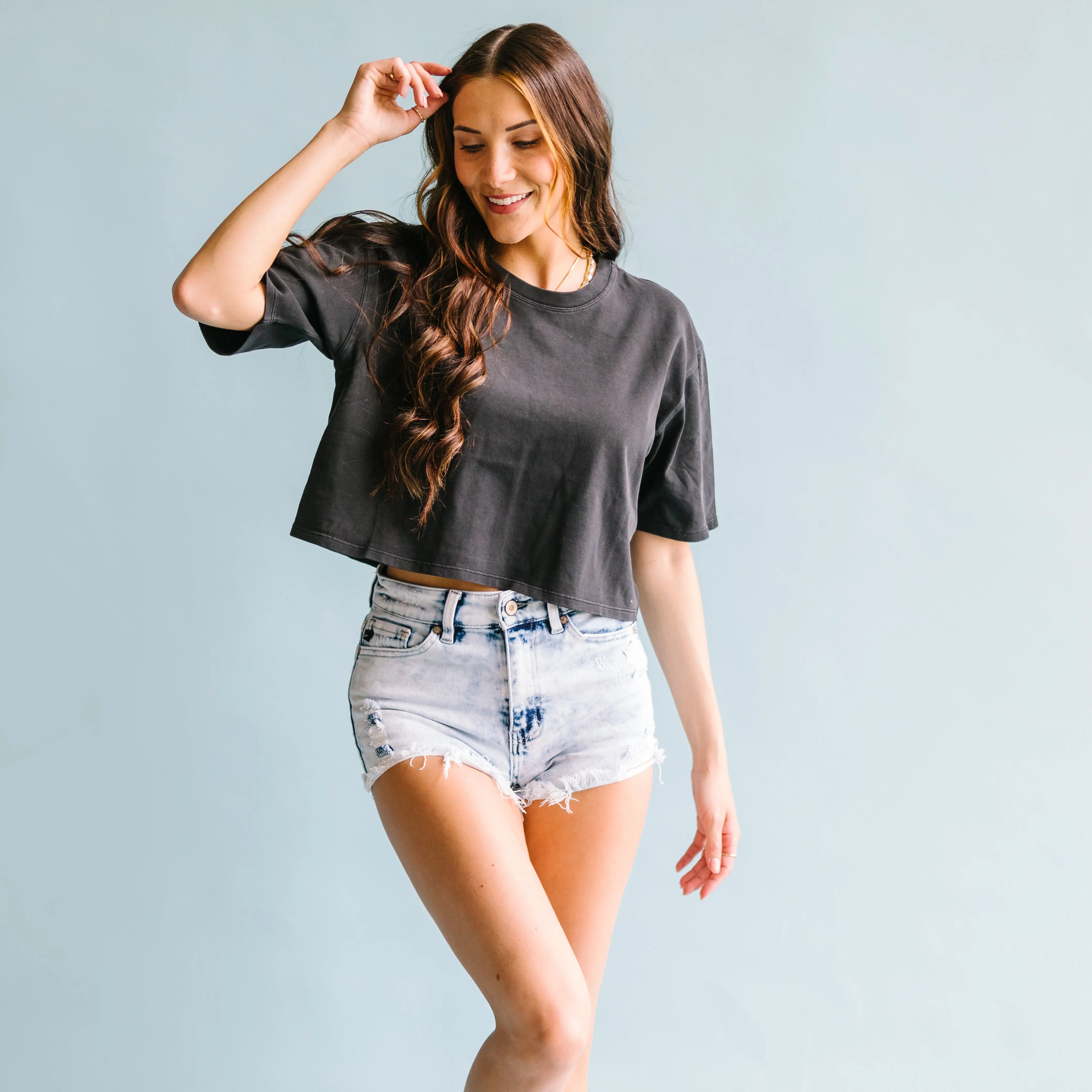 MTV Cropped Basic Tee