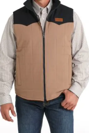 MWV1576004-Cinch Men's Reversible Vest- Khaki