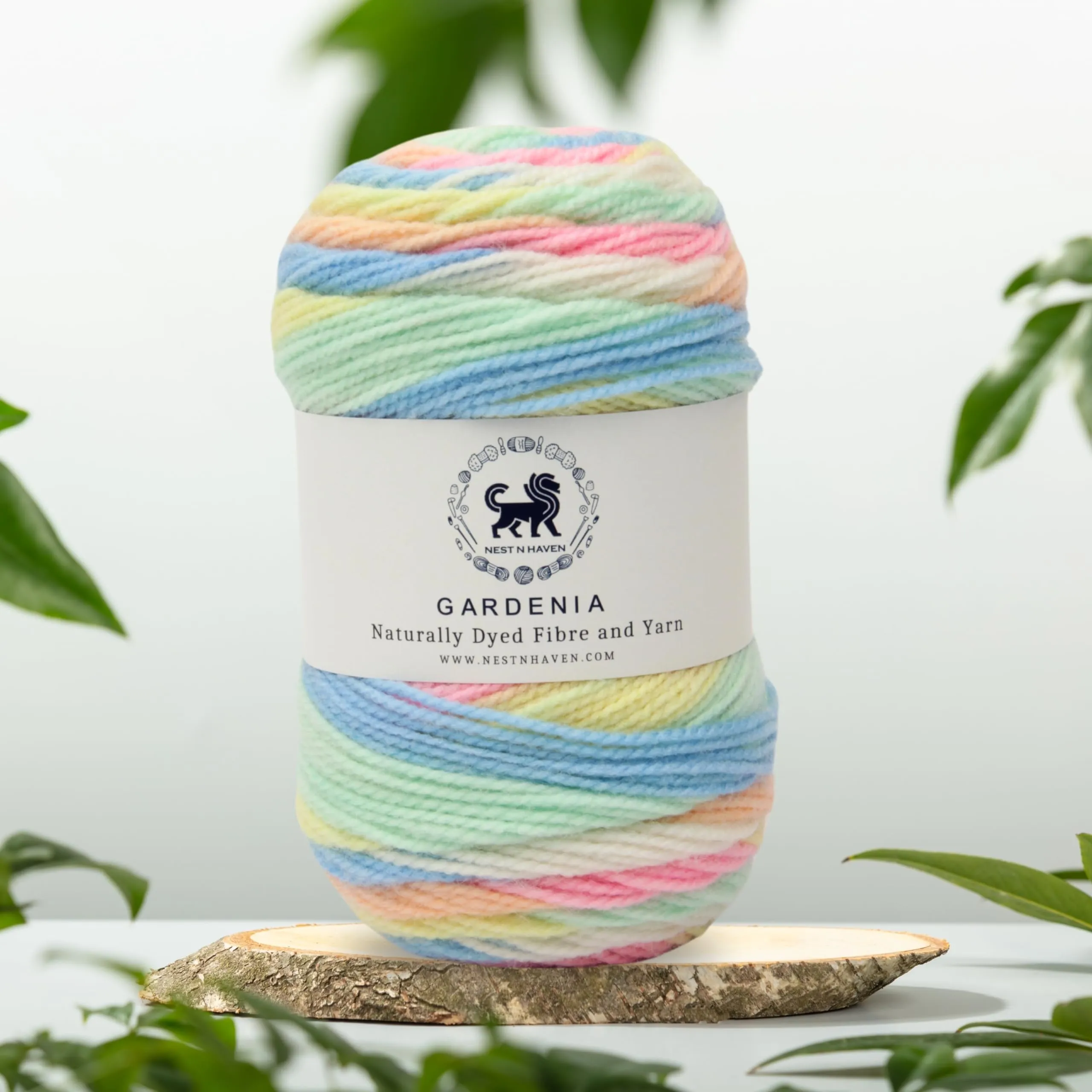 Nestnhaven Acrowools Gardenia Hand Knitting and Crochet Yarn Multi Colour Suitable for Craft, Babywear, Toys Pack of 1 Ball - 100gms. (Shade 4)