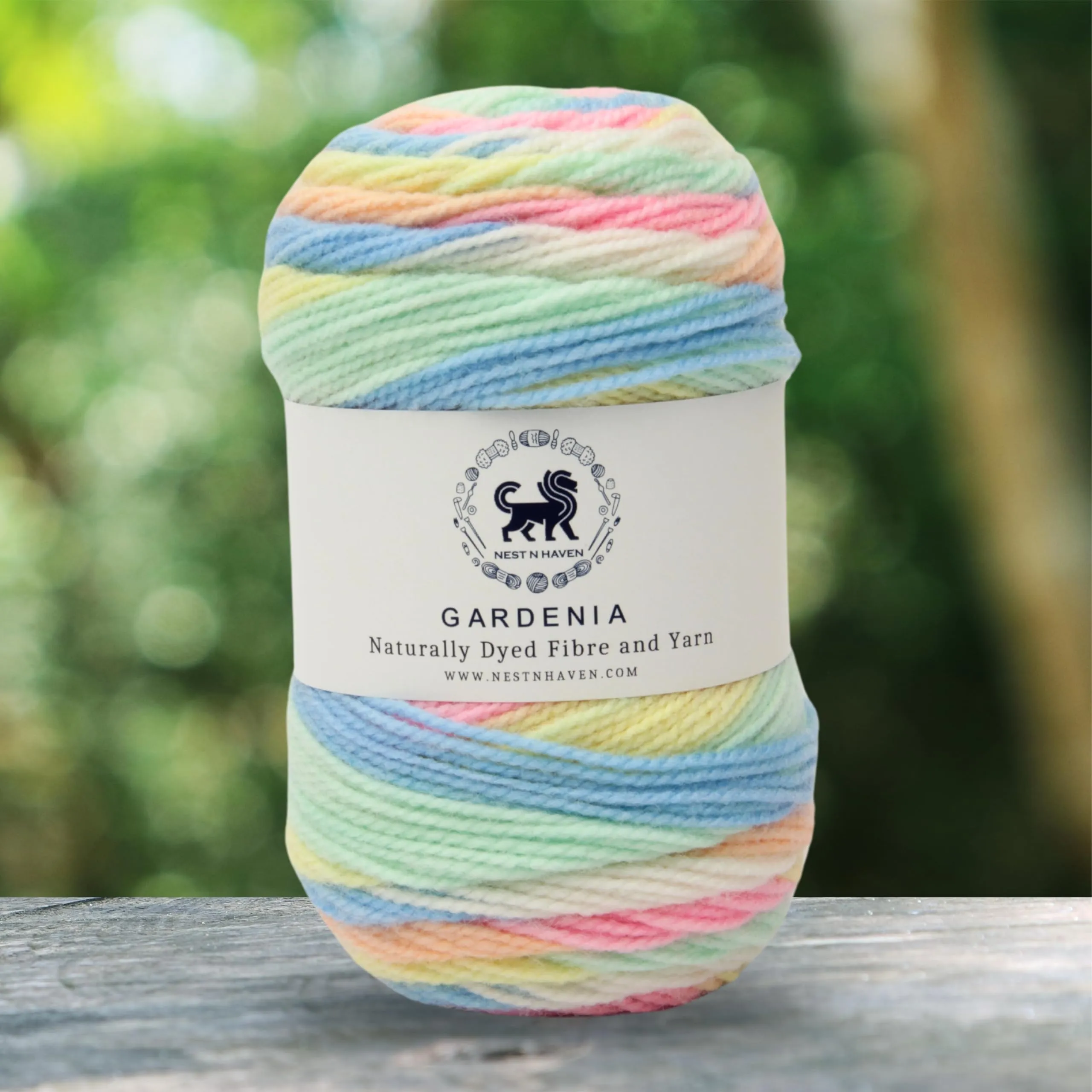 Nestnhaven Acrowools Gardenia Hand Knitting and Crochet Yarn Multi Colour Suitable for Craft, Babywear, Toys Pack of 1 Ball - 100gms. (Shade 4)