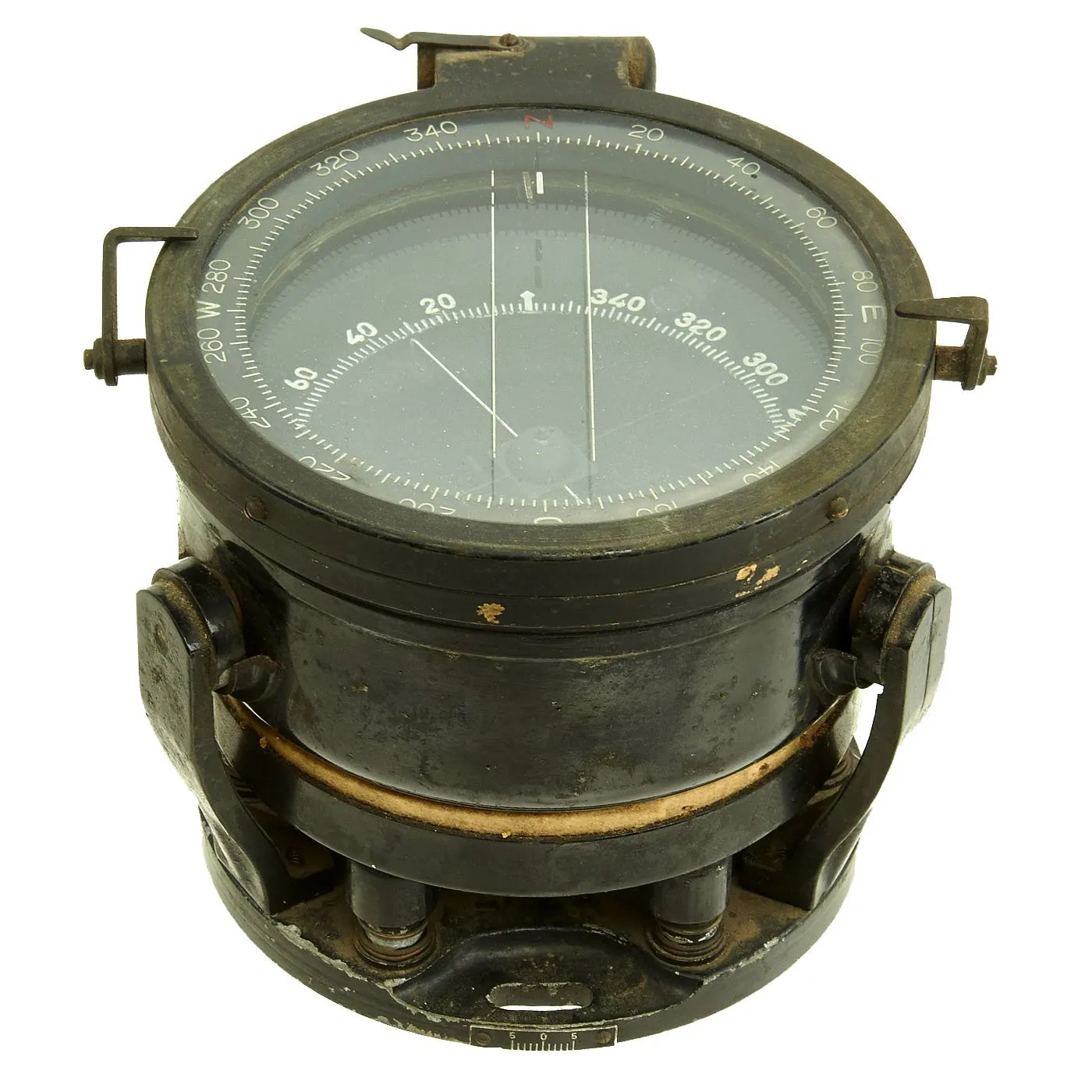 Original Japanese WWII Type 2 Gou Aircraft Compass for the Type 97 Mitsubishi Ki-21 "Sally" Bomber