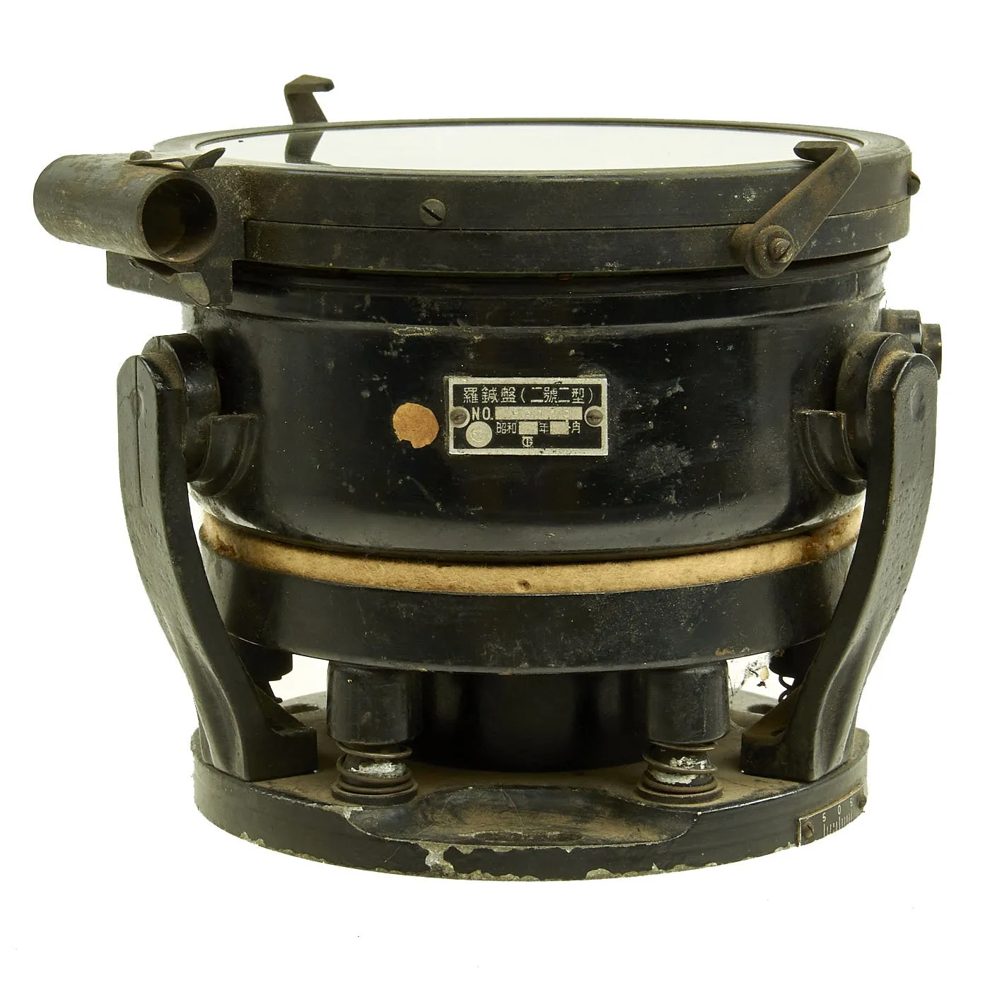 Original Japanese WWII Type 2 Gou Aircraft Compass for the Type 97 Mitsubishi Ki-21 "Sally" Bomber