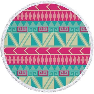 Pattern Tassel Beach Blanket