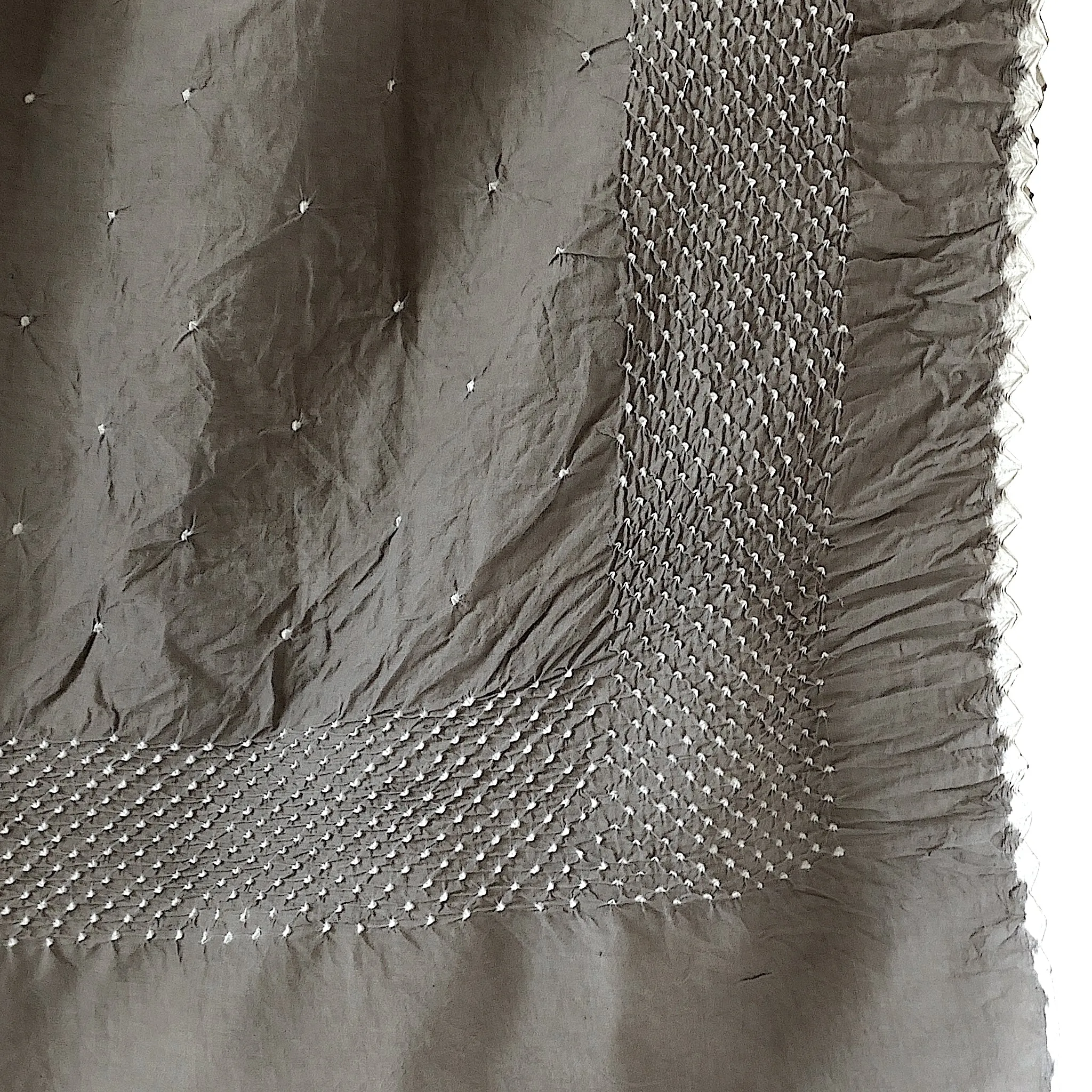 Pearl grey shawl