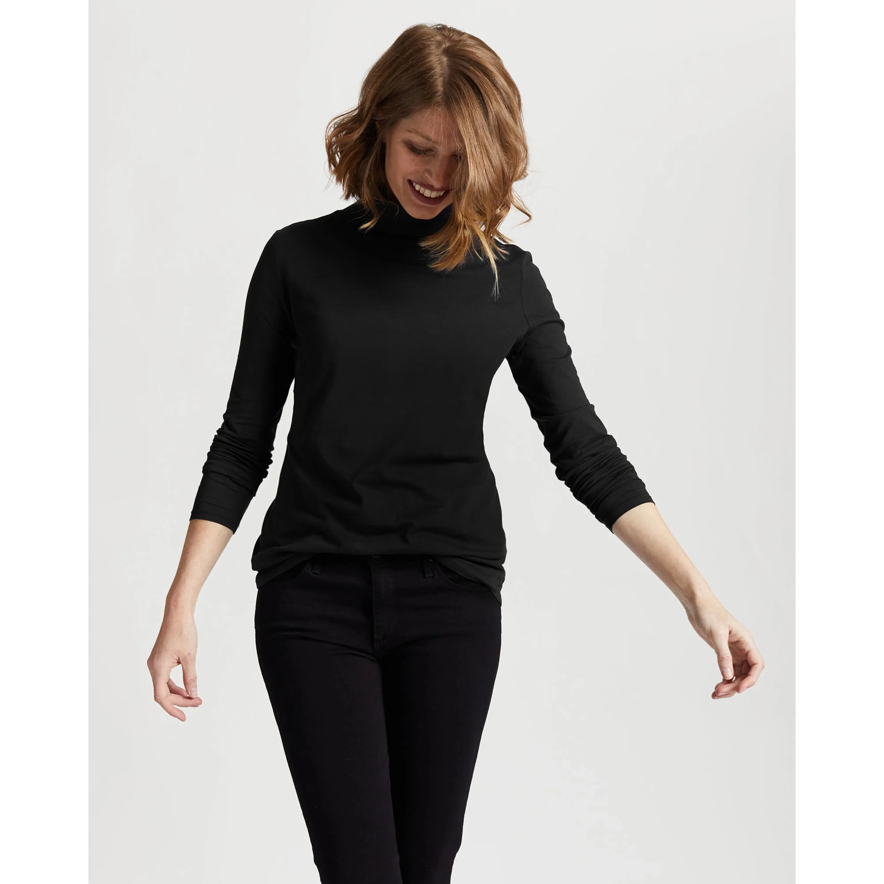 Pendleton | Long-Sleeve Turtleneck Jersey Tee | Women's