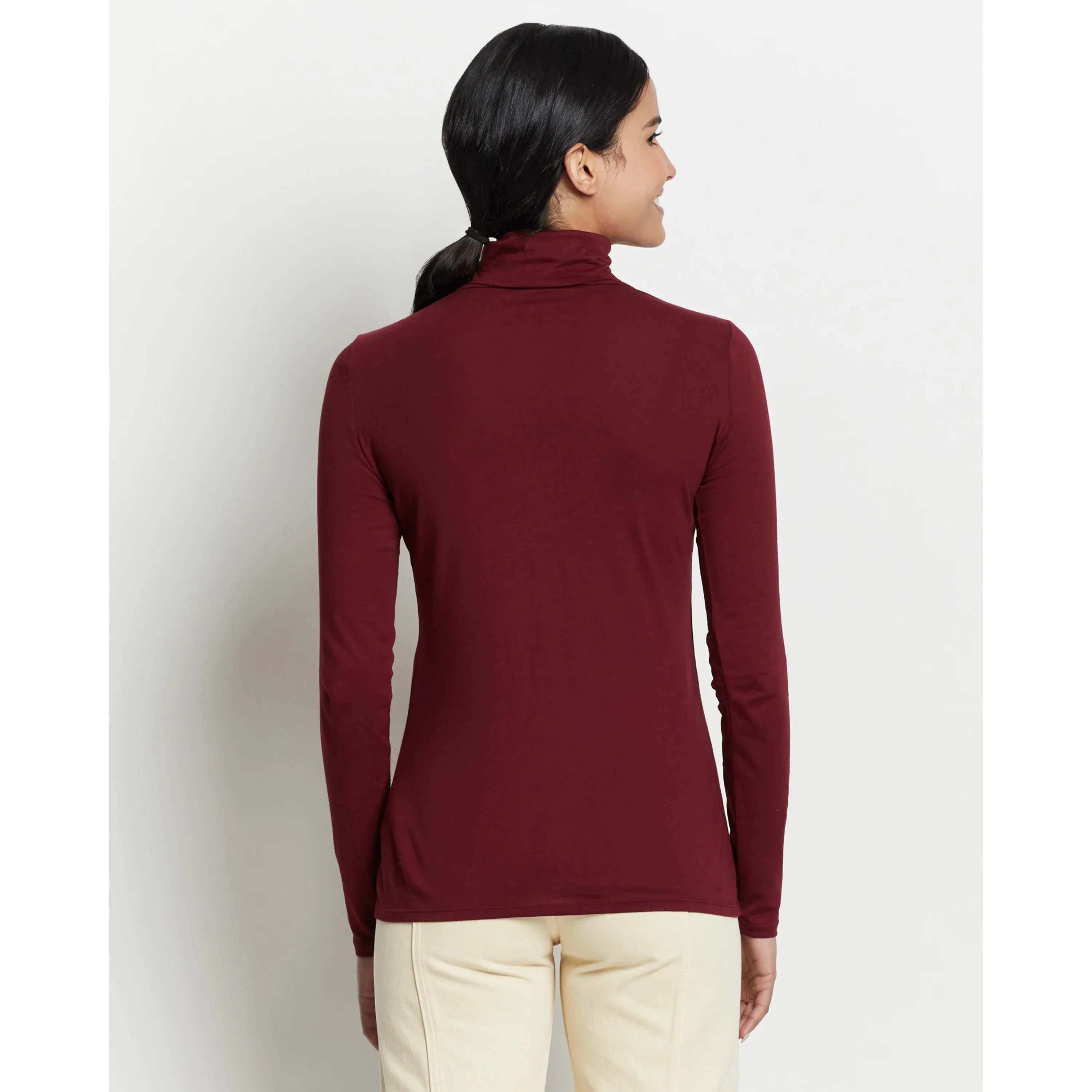 Pendleton | Long-Sleeve Turtleneck Jersey Tee | Women's