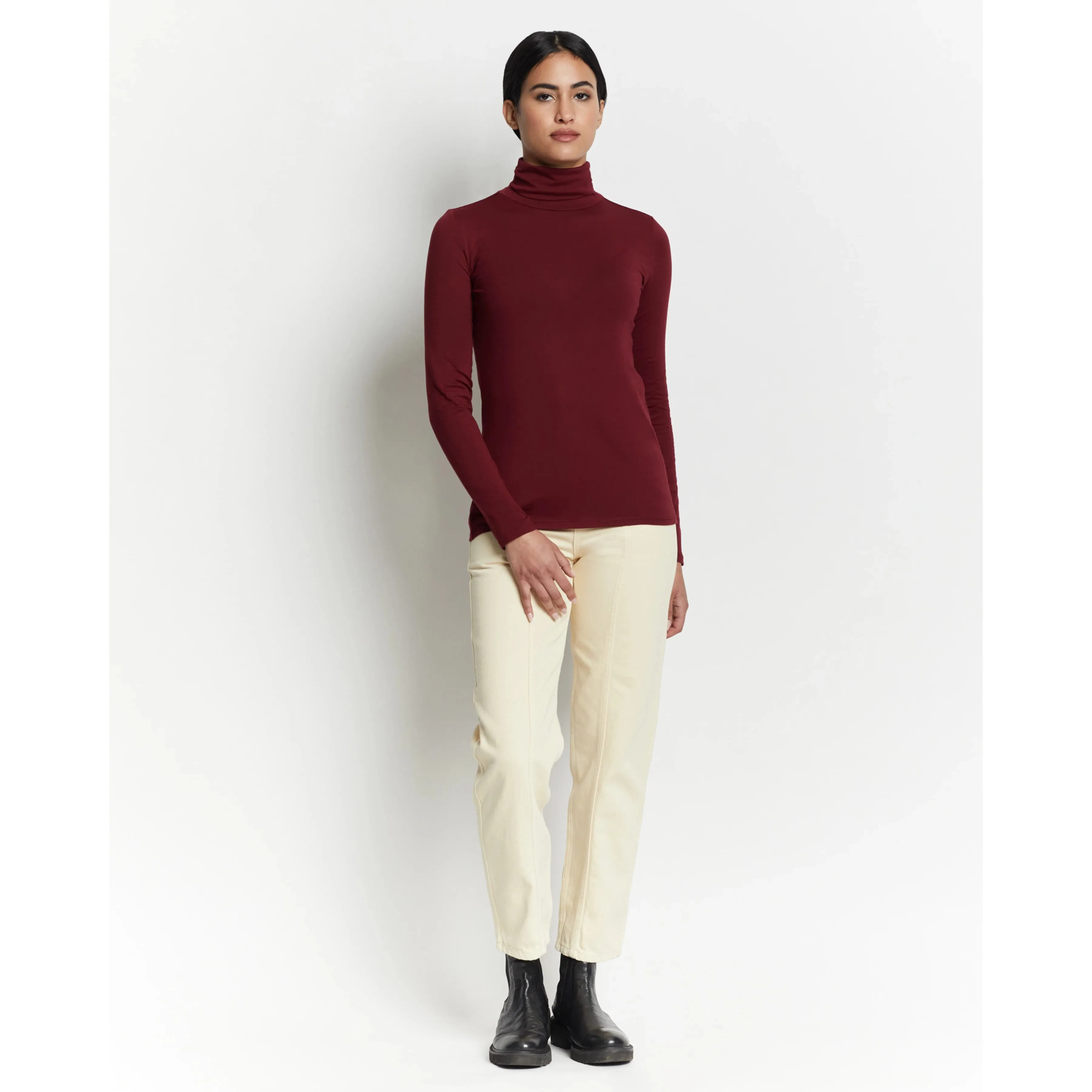 Pendleton | Long-Sleeve Turtleneck Jersey Tee | Women's