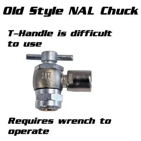 PT Shock Chuck™ - No Air Loss Tire and Shock Chuck for Hi-Pressure Applications - 1000 PSI WP