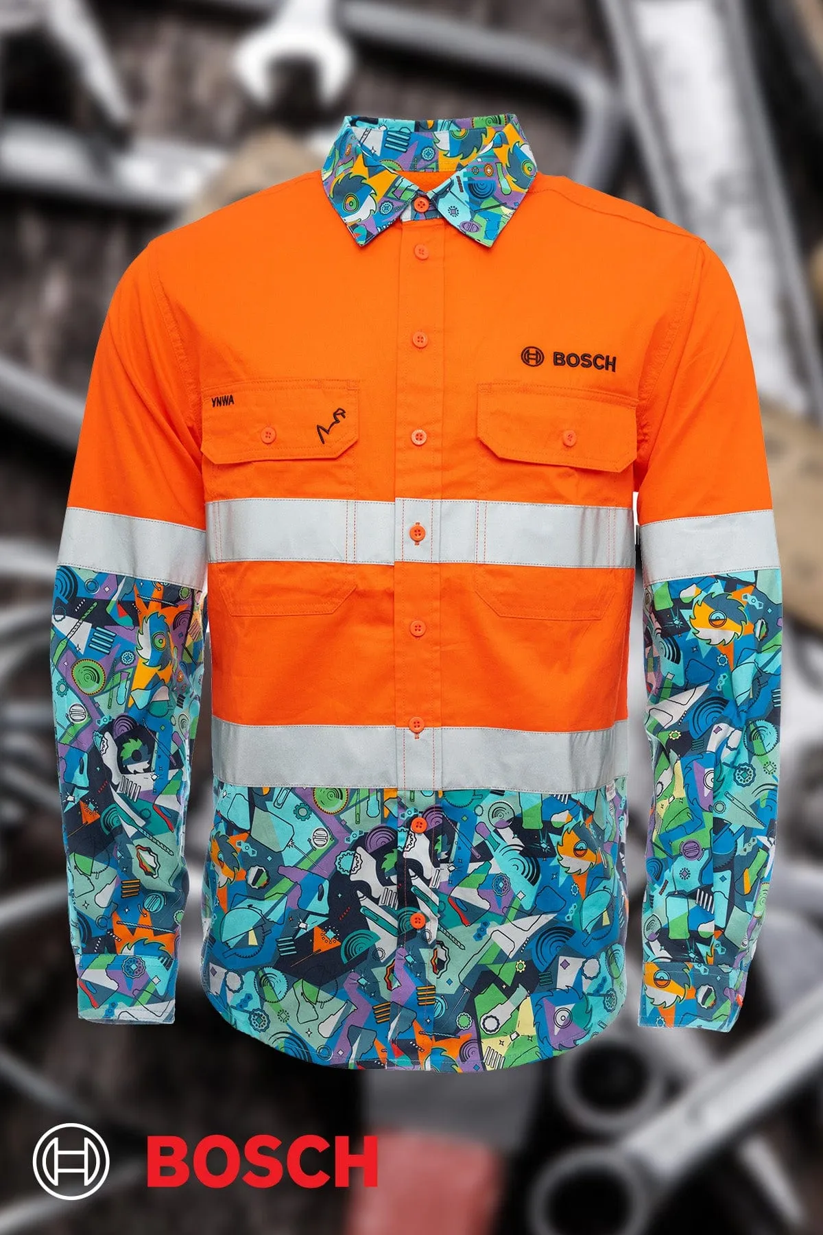 "Like A Bosch" Cotton Work Shirt